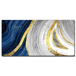 Hand Drawn Abstract Art Large Posters And Prints In  Golden Tone For Home Decoration