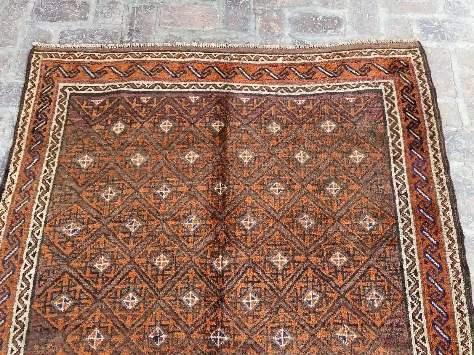 Hand-Knotted Belouch Rug - 9' x 13.1'