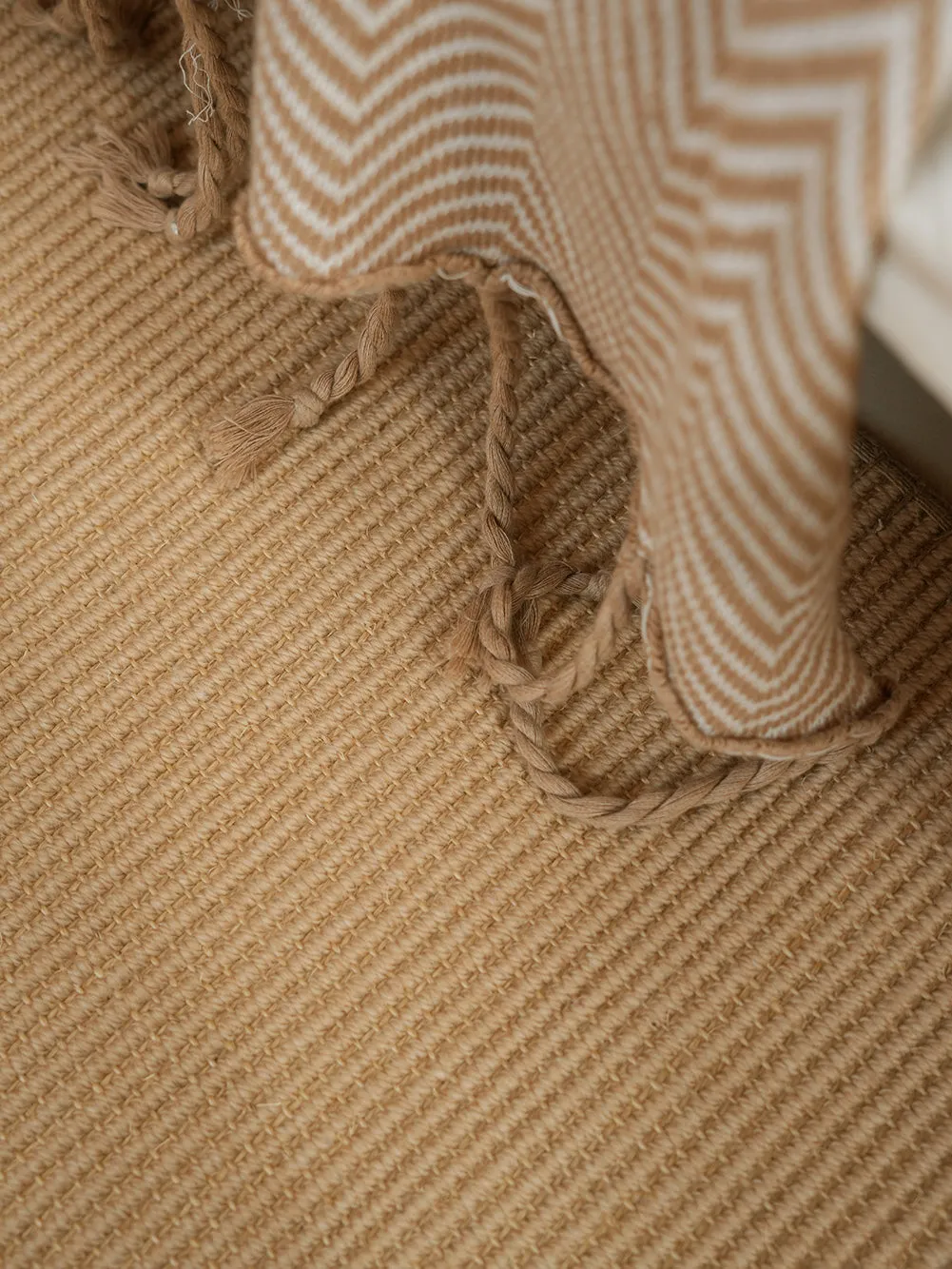 Hand-Loomed Wool & Sisal Rug