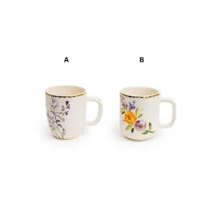 Hand Made Floral Mugs