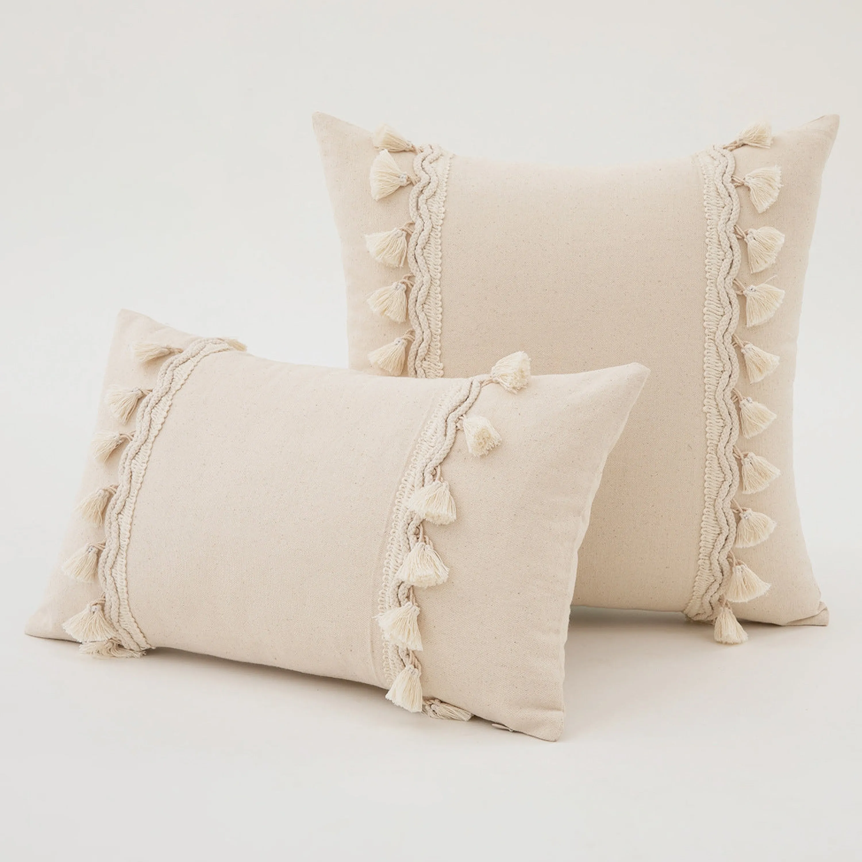 Hand Tufted Boho Pillow Cover & Cushion (5 Styles)