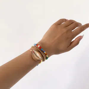 Hand-woven Beaded Set Bracelet