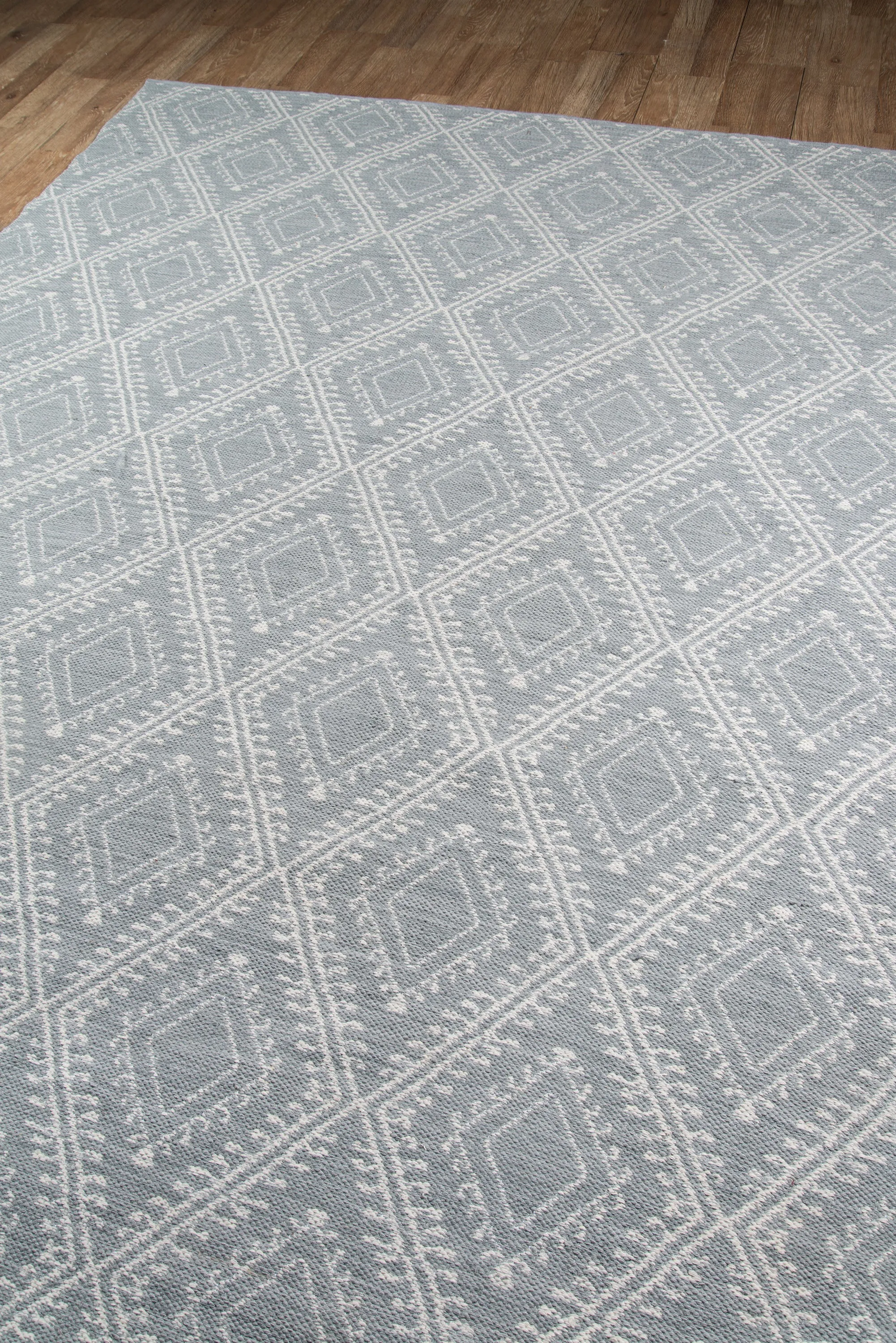 Hand Woven Grey Pleasant Area Rug