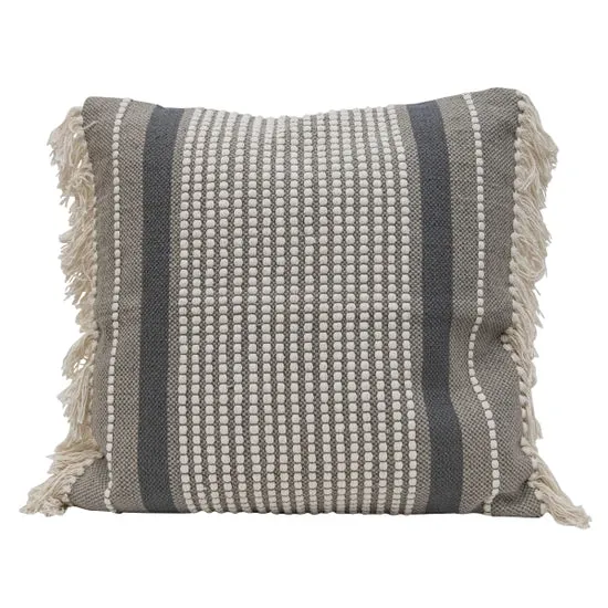 Hand Woven Maeve Pillow Gray