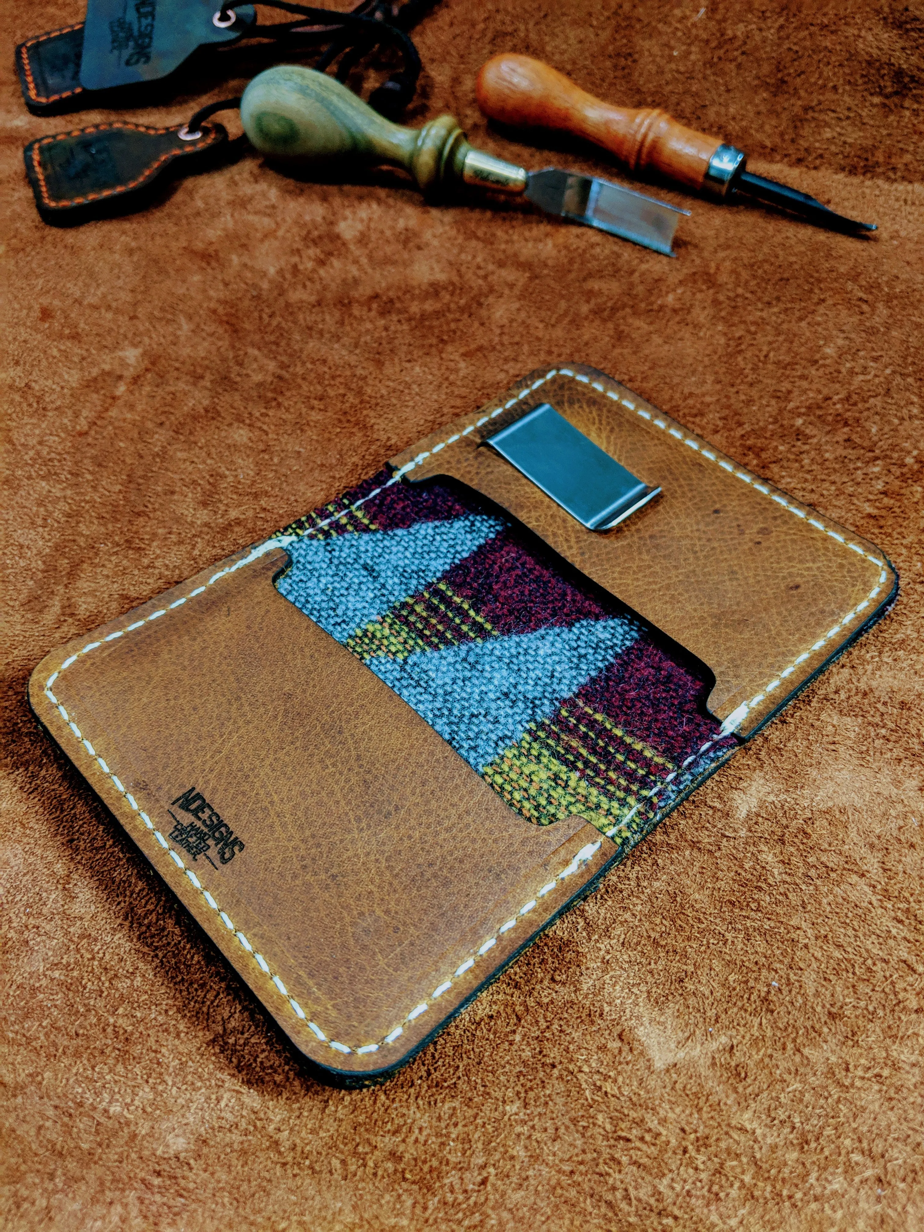 Handcrafted Three Duck Genuine Leather Wallet for Men