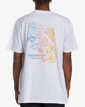 Handkie California Short Sleeve T-Shirt - White