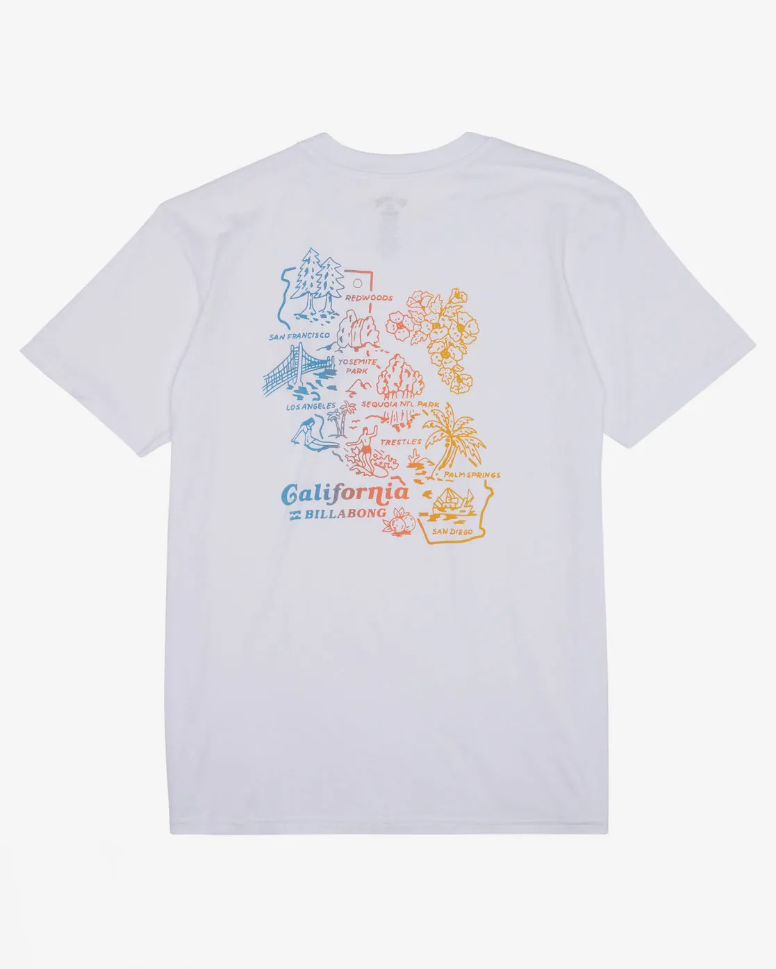 Handkie California Short Sleeve T-Shirt - White