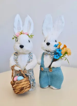 Handmade Easter Bunny Easter Decoration (29 cm) - Cotton String, Yard, Garden, Living Room Decor