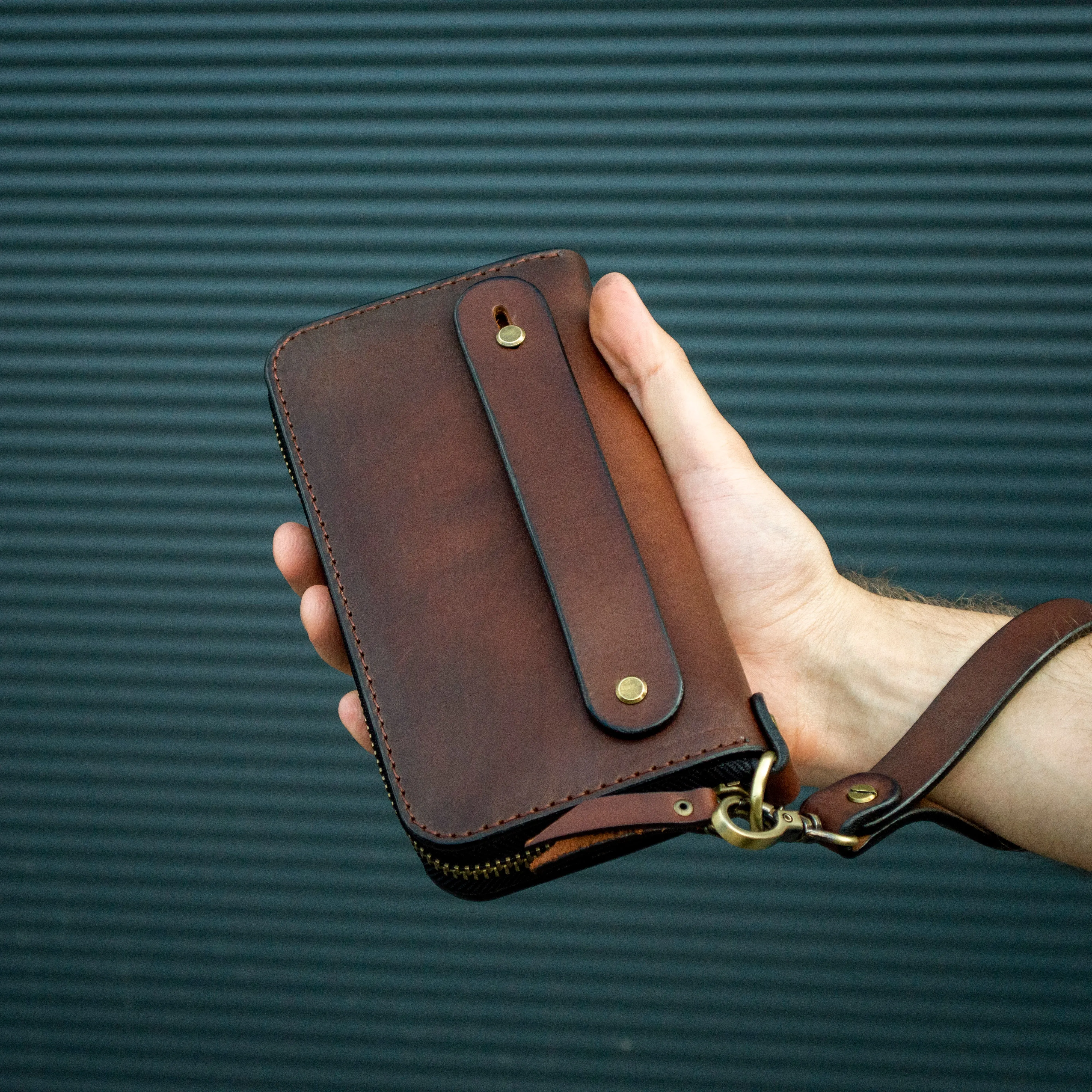 Handmade men’s wallet, clutch wallet