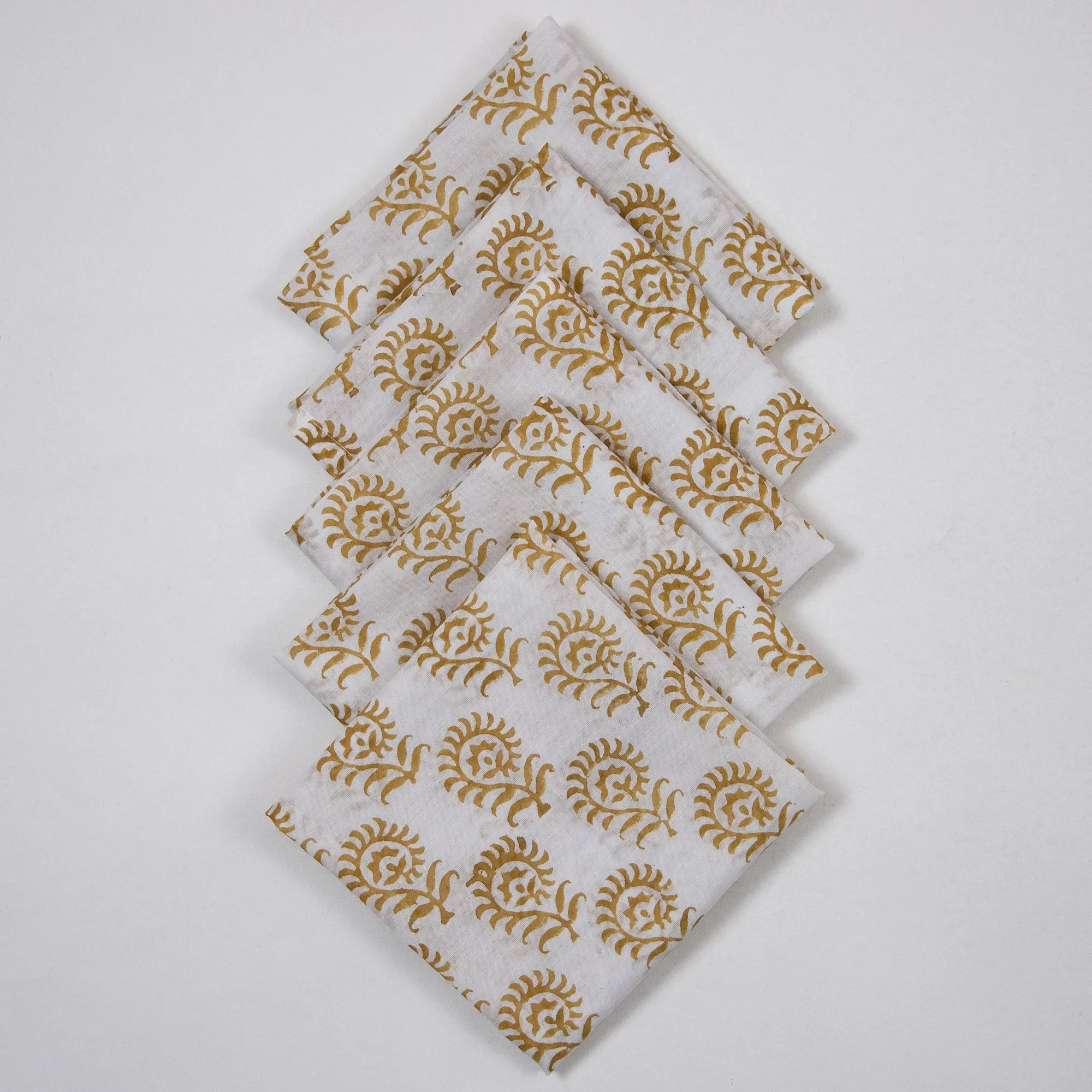 Handmade Printed Cotton Eco Friendly Reusable Organic Napkins