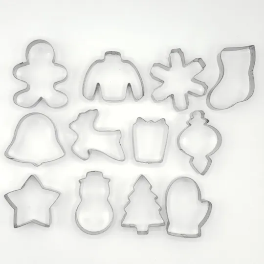 Handstand Kitchen | Winter Wonderland 12 Piece Cookie Cutters (open box)