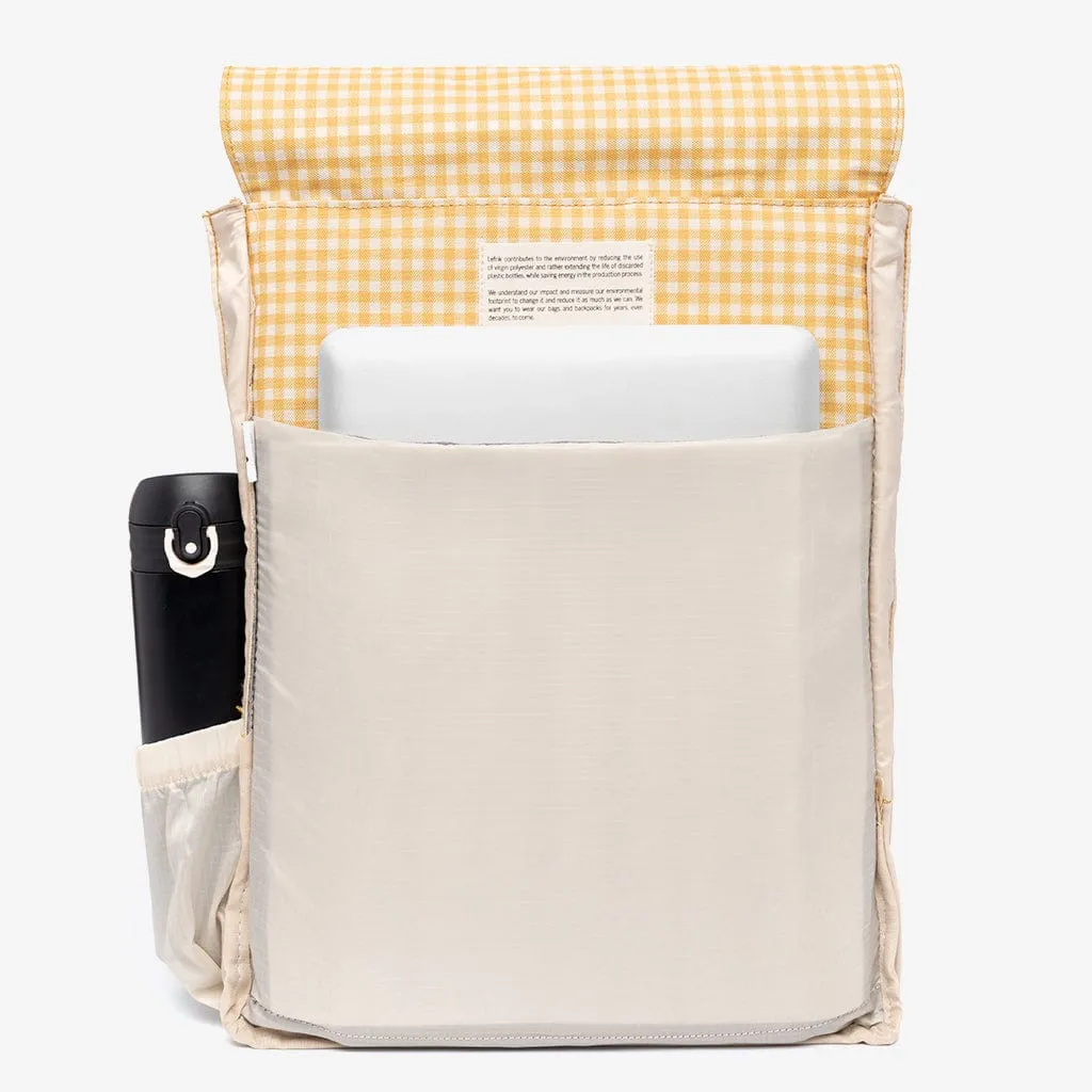 Handy Backpack Vichy Mustard