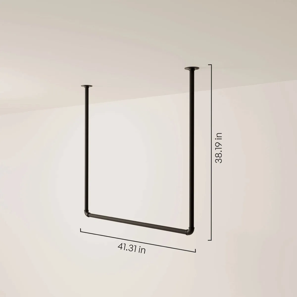 HANG – Ceiling clothes rail | clothes rail sloping ceiling