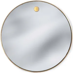 Hanging Circular Mirror, Brass