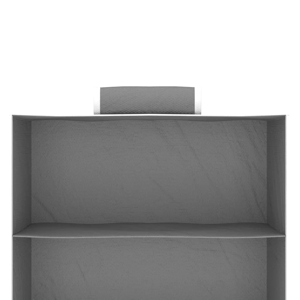 Hanging Closet Organisers 2 pcs with 6 Shelves Fabric