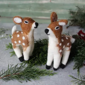 Hanging Felt Deer Fawn