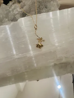 HANGING ROSE PENDANT