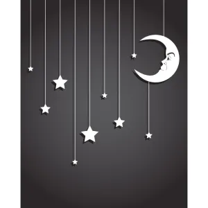 Hanging Stars Printed Backdrop