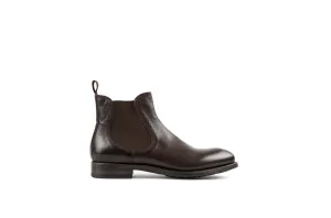 Hanoi Dark Brown Kangaroo Leather Chelsea Boots