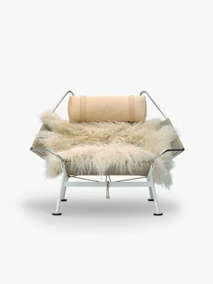 Hans Wegner Natural Flag Halyard Chair by PP Mobler