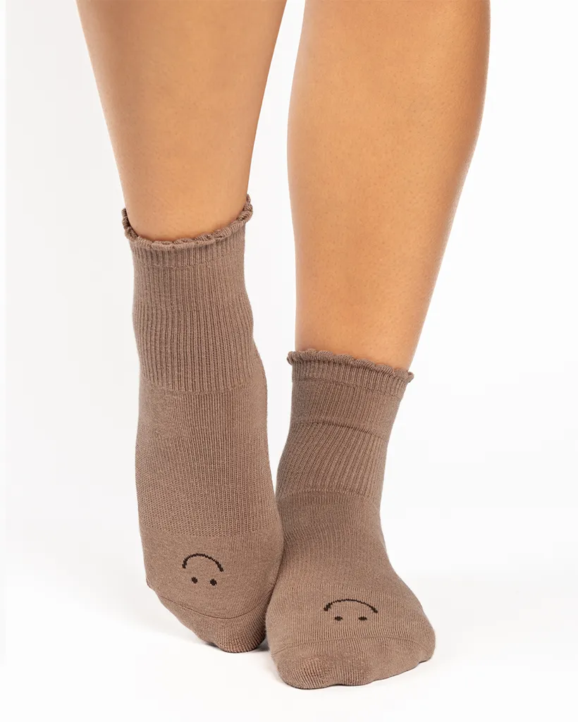 Happy ankle grip sock