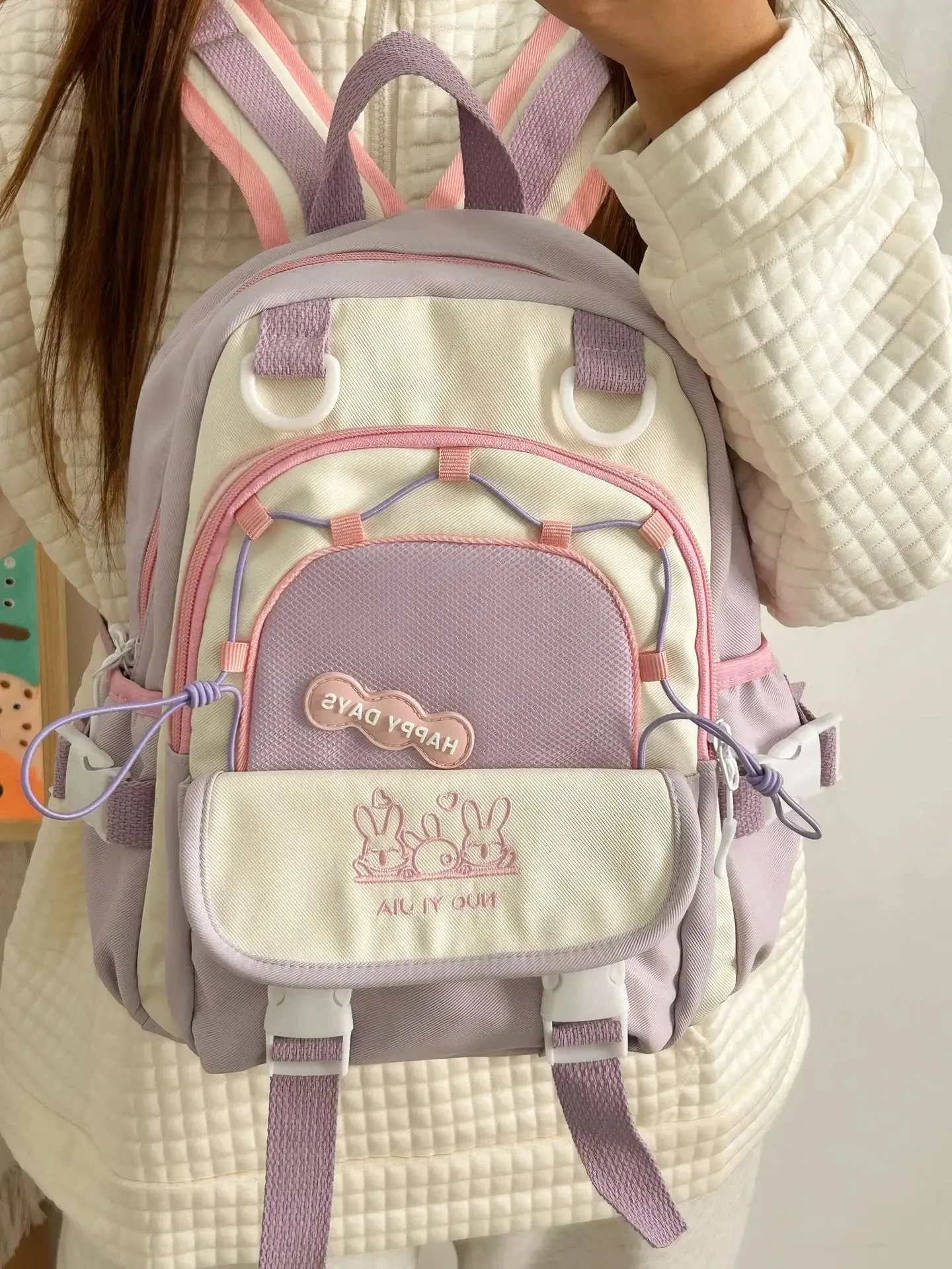 Happy Days Cute Bunny Backpack