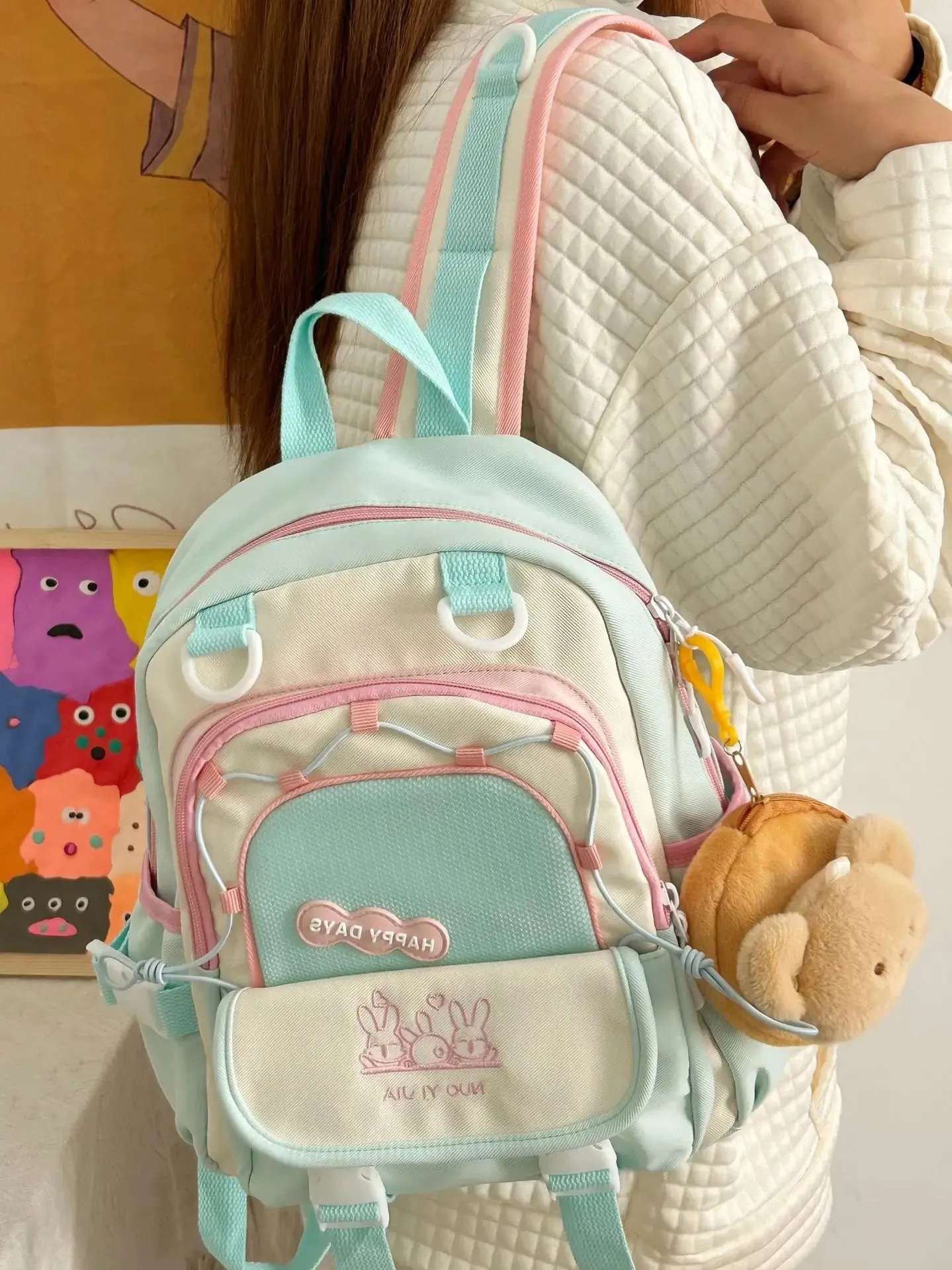 Happy Days Cute Bunny Backpack