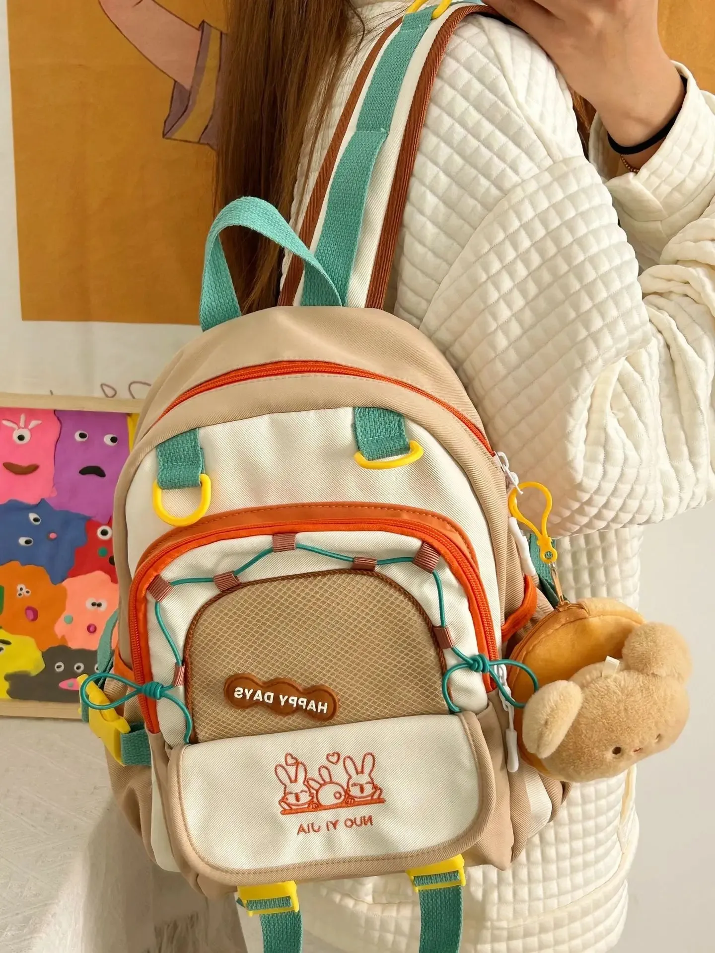 Happy Days Cute Bunny Backpack