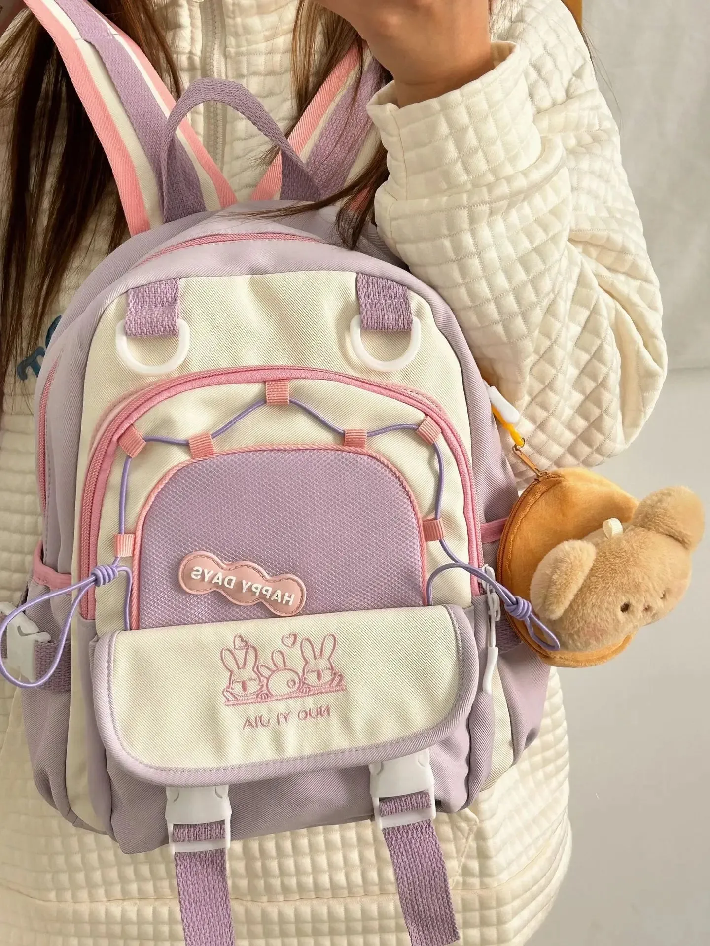 Happy Days Cute Bunny Backpack