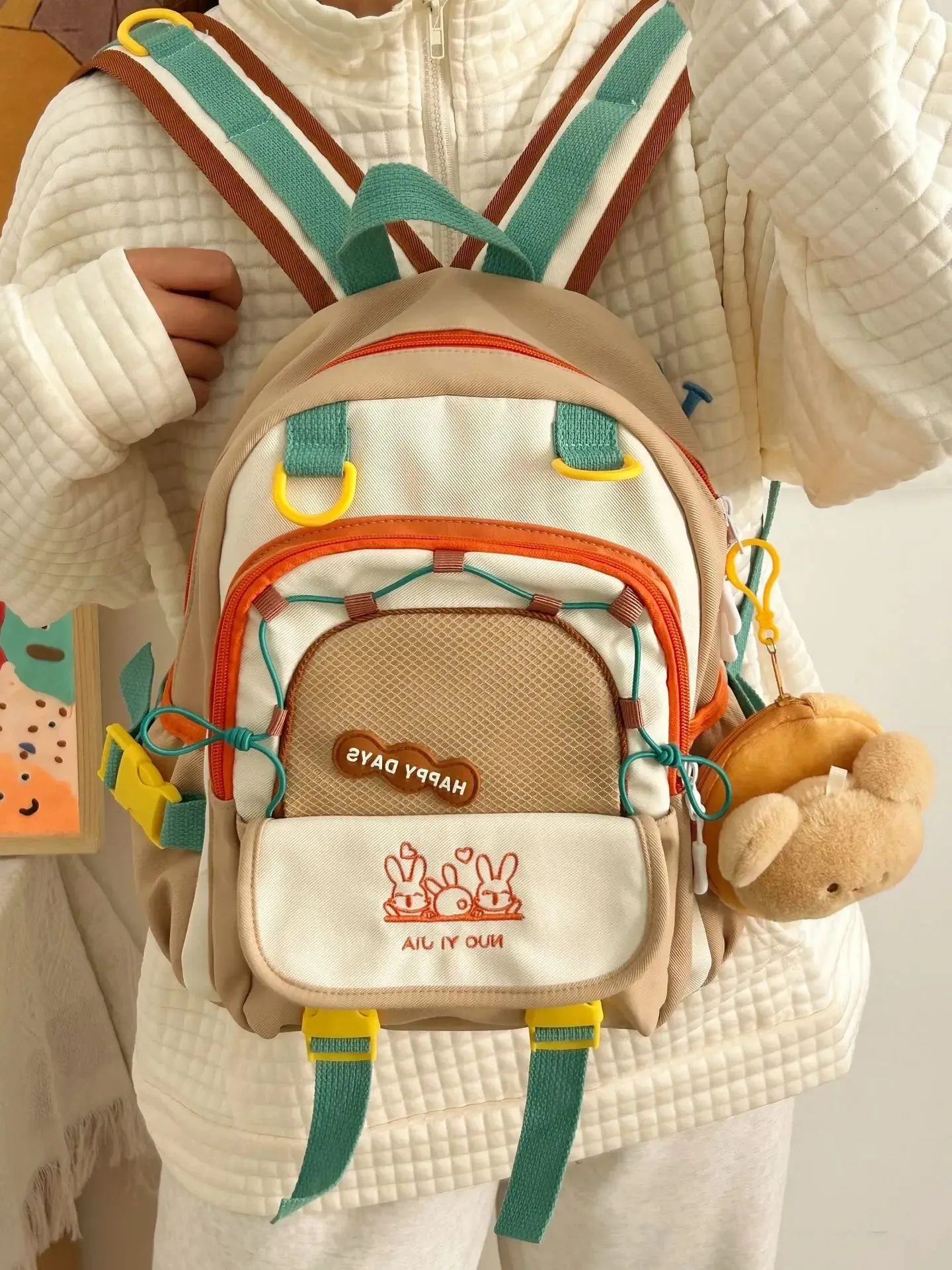 Happy Days Cute Bunny Backpack