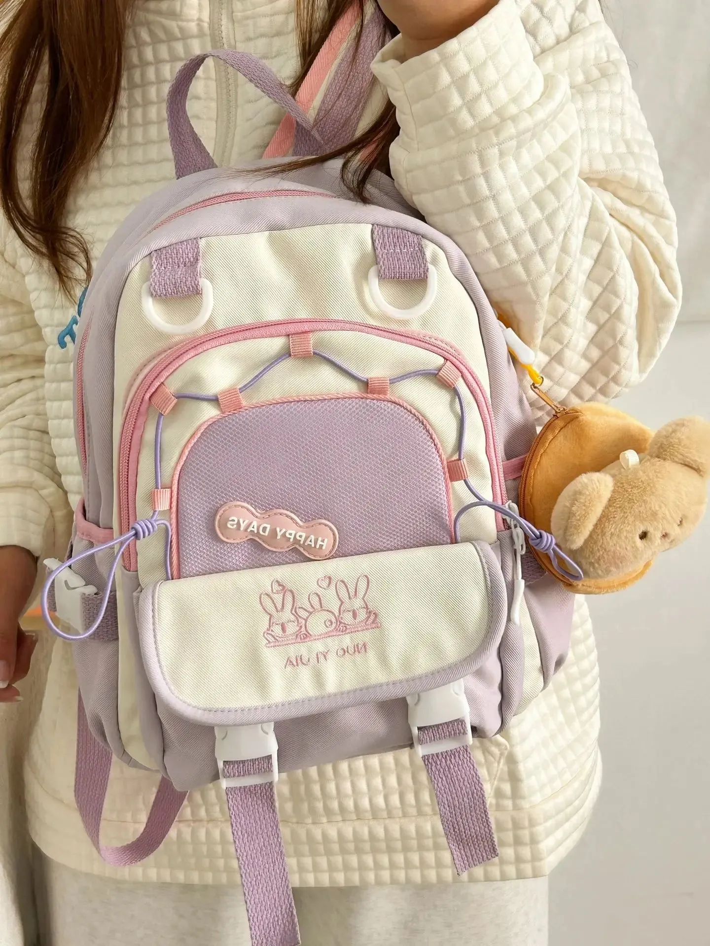 Happy Days Cute Bunny Backpack