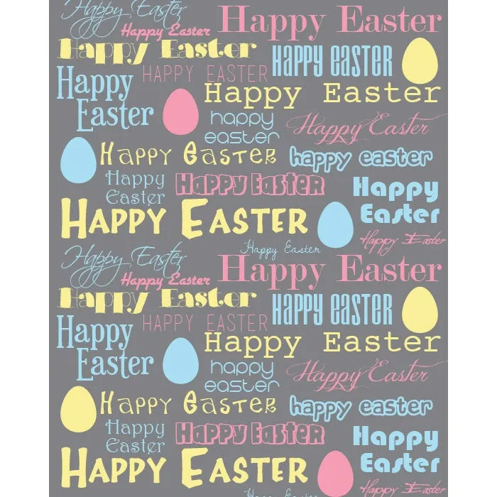 Happy Easter Pastel Printed Backdrop