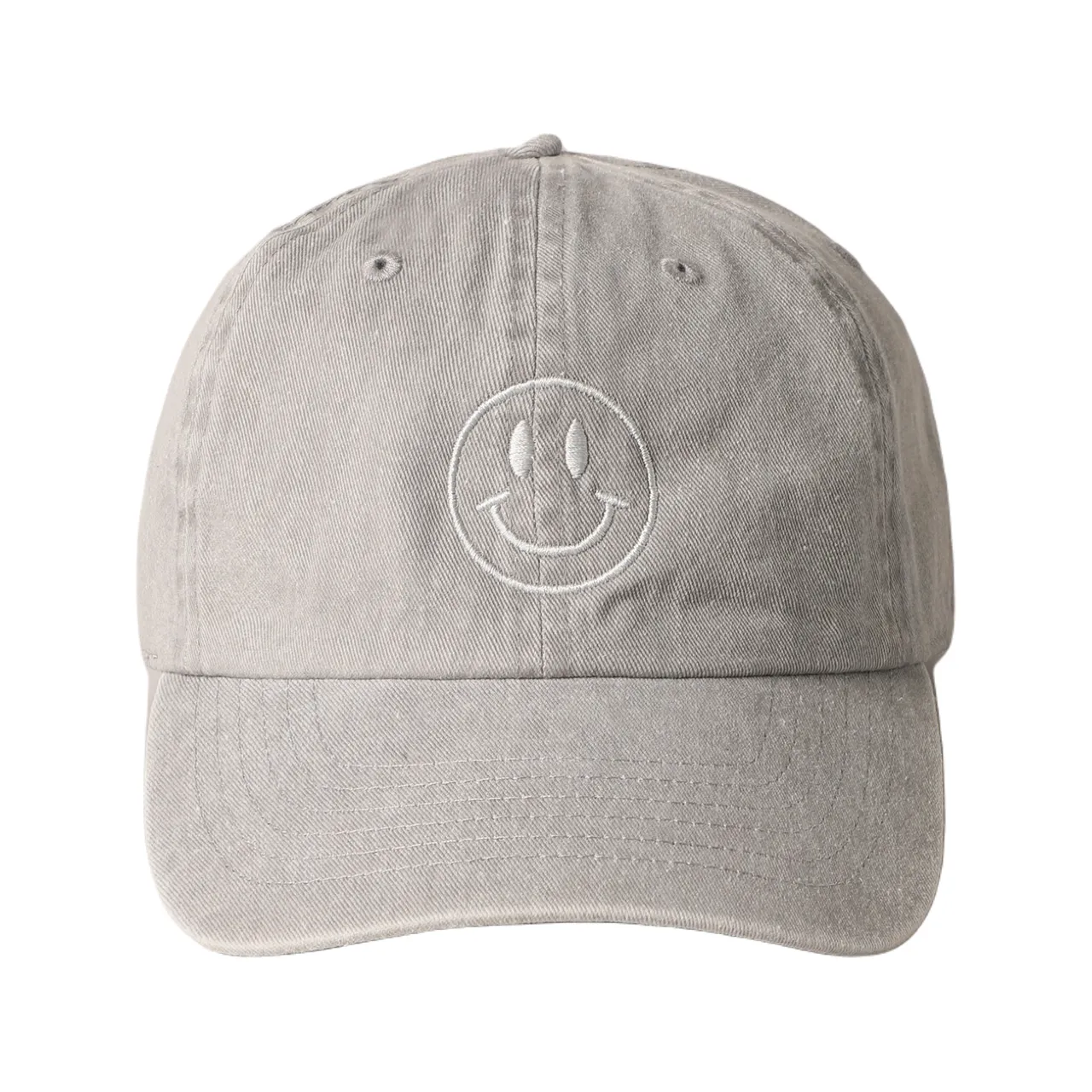 Happy Face Baseball Hat - Adult