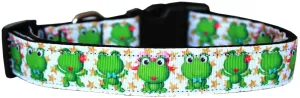 Happy Frogs Nylon Cat Safety Collar