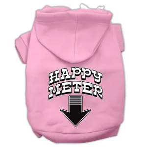 Happy Meter Screen Printed Dog Pet Hoodies Light Pink Size XL (16)