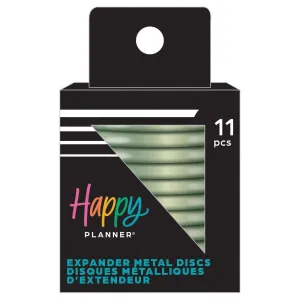 Happy Planner Expander Metal Discs 11 pack  Mint*