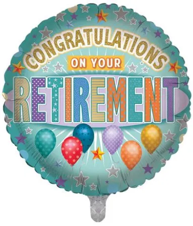 Happy Retirement - Foil Balloon