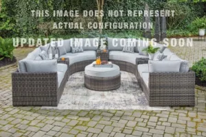 Harbor Court Outdoor 9-Piece Sectional with Ottoman