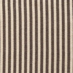 Harbour Stripe Merino Wool Fabric Chestnut