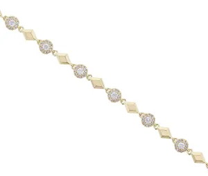 Harlequin Diamond Bracelet