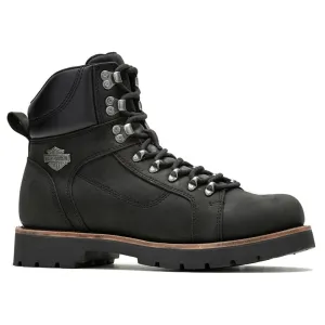 Harley Davidson men's Windon lace-up boots, black