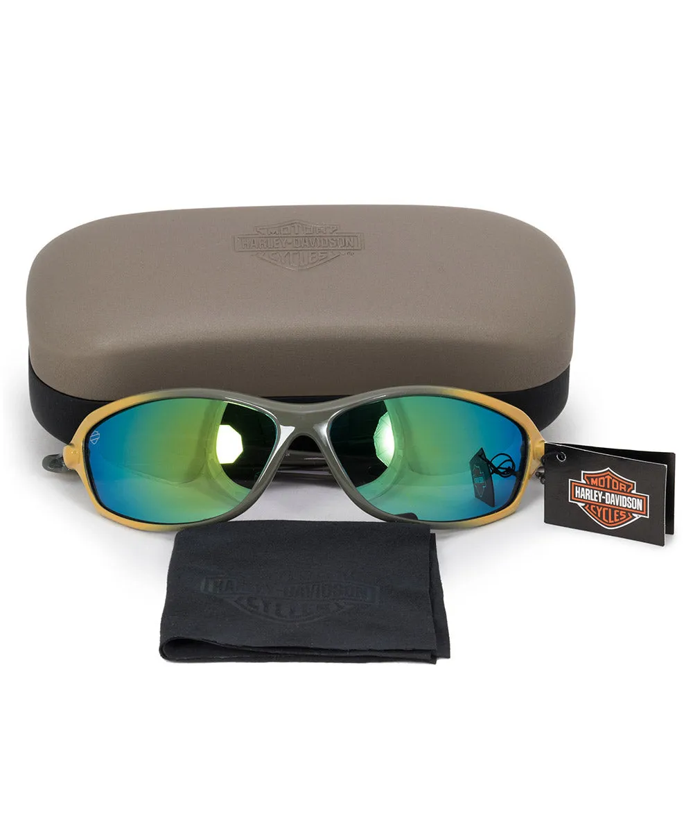 Harley Davidson Rectangle Sunglasses HDS0614 GRY 3F 66