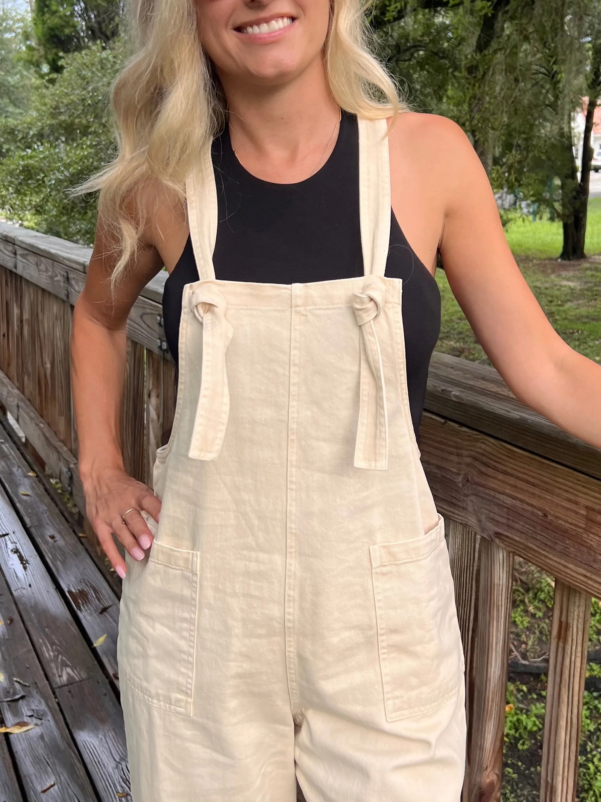 HARLEY JUMPSUIT IN OATMEAL