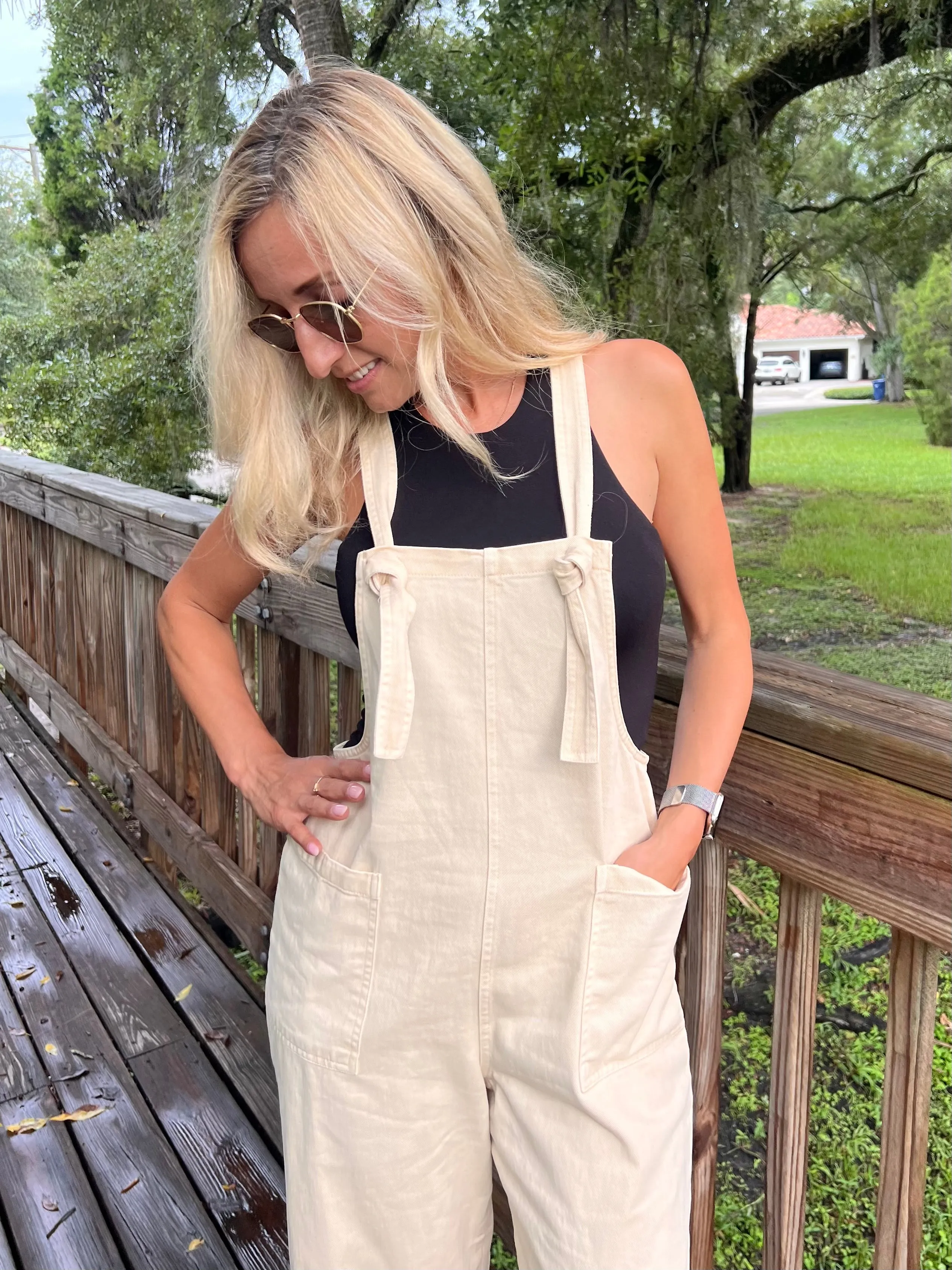 HARLEY JUMPSUIT IN OATMEAL