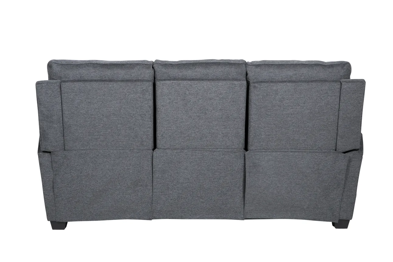 Harlington 3 Seater Sofa Charcoal