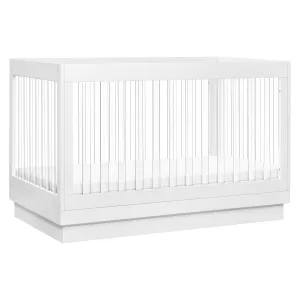 Harlow Acrylic 3-in-1 Convertible Crib with Toddler Bed Conversion Kit