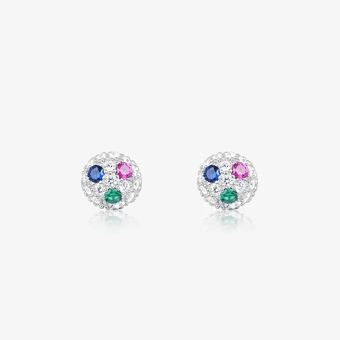 Harmony Tri Color Earring