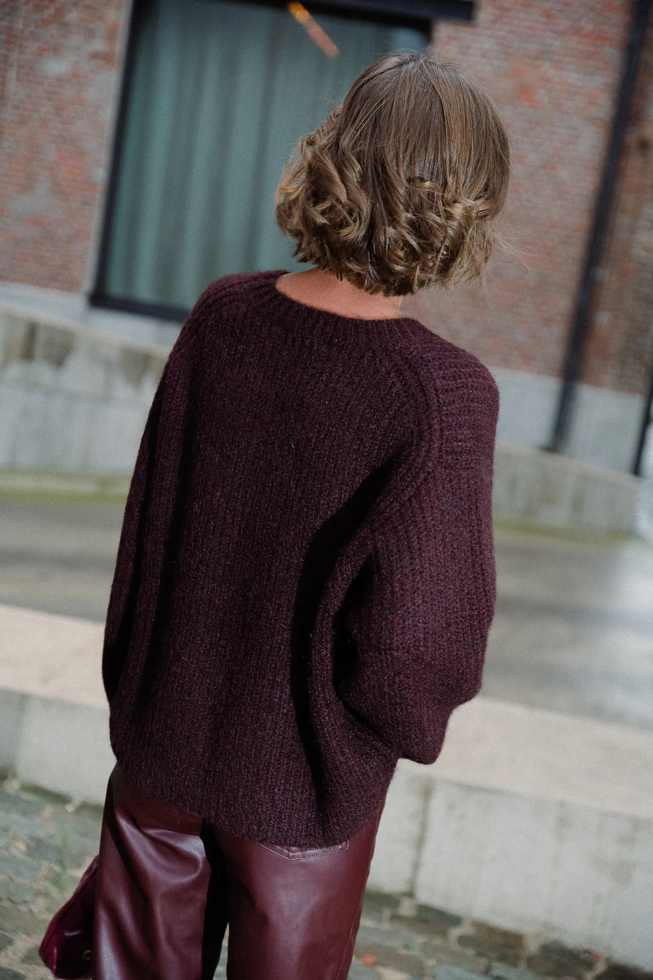 Harriet jumper burgundy