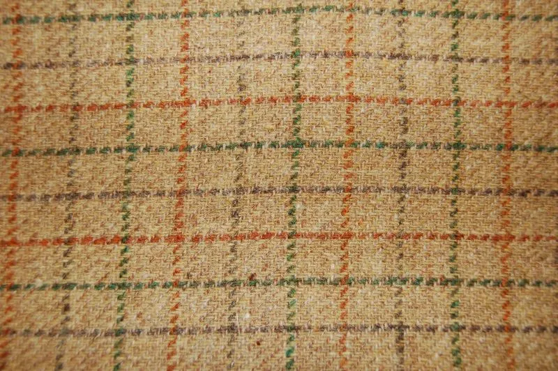 Harris Tweed Bentham - Check Sand