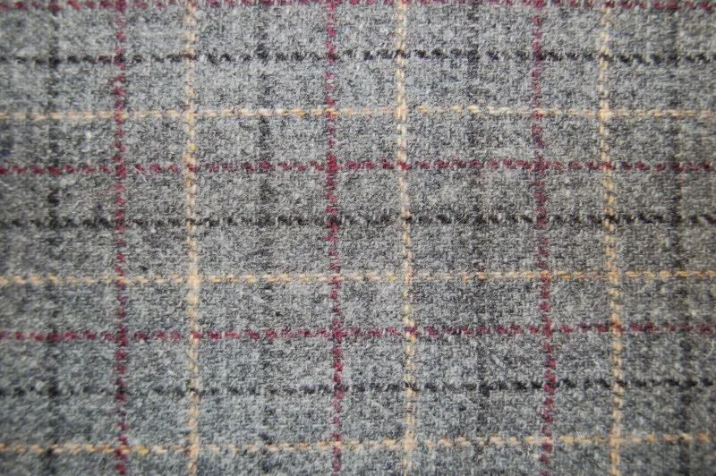 Harris Tweed Bentham - Check Slate